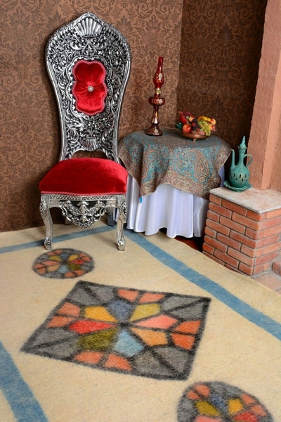 Traditional felt carpet